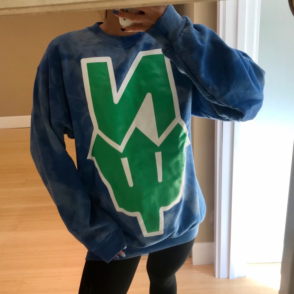 Bleached Vintage North West Crew Neck Sweatshirt